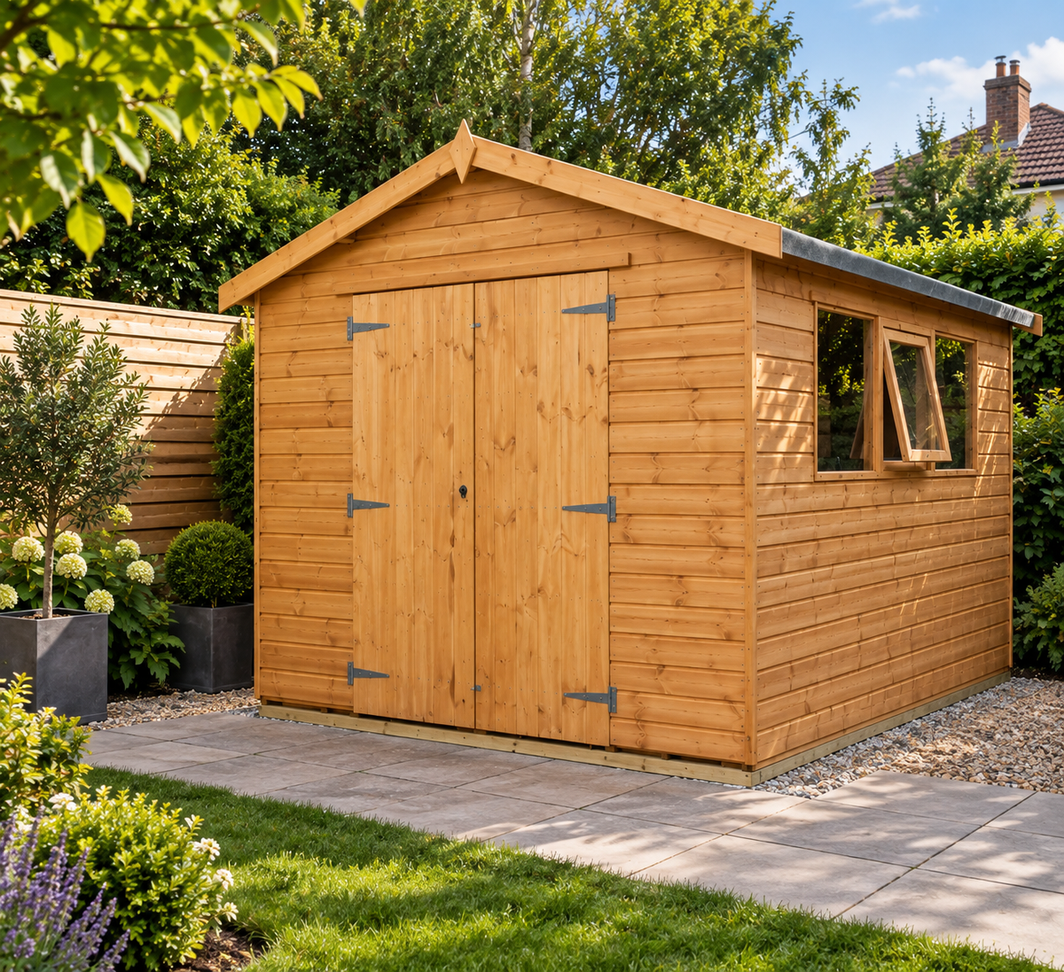 The Workshop 16mm Apex Shed by The Cheshire Shed Man | Cheshire