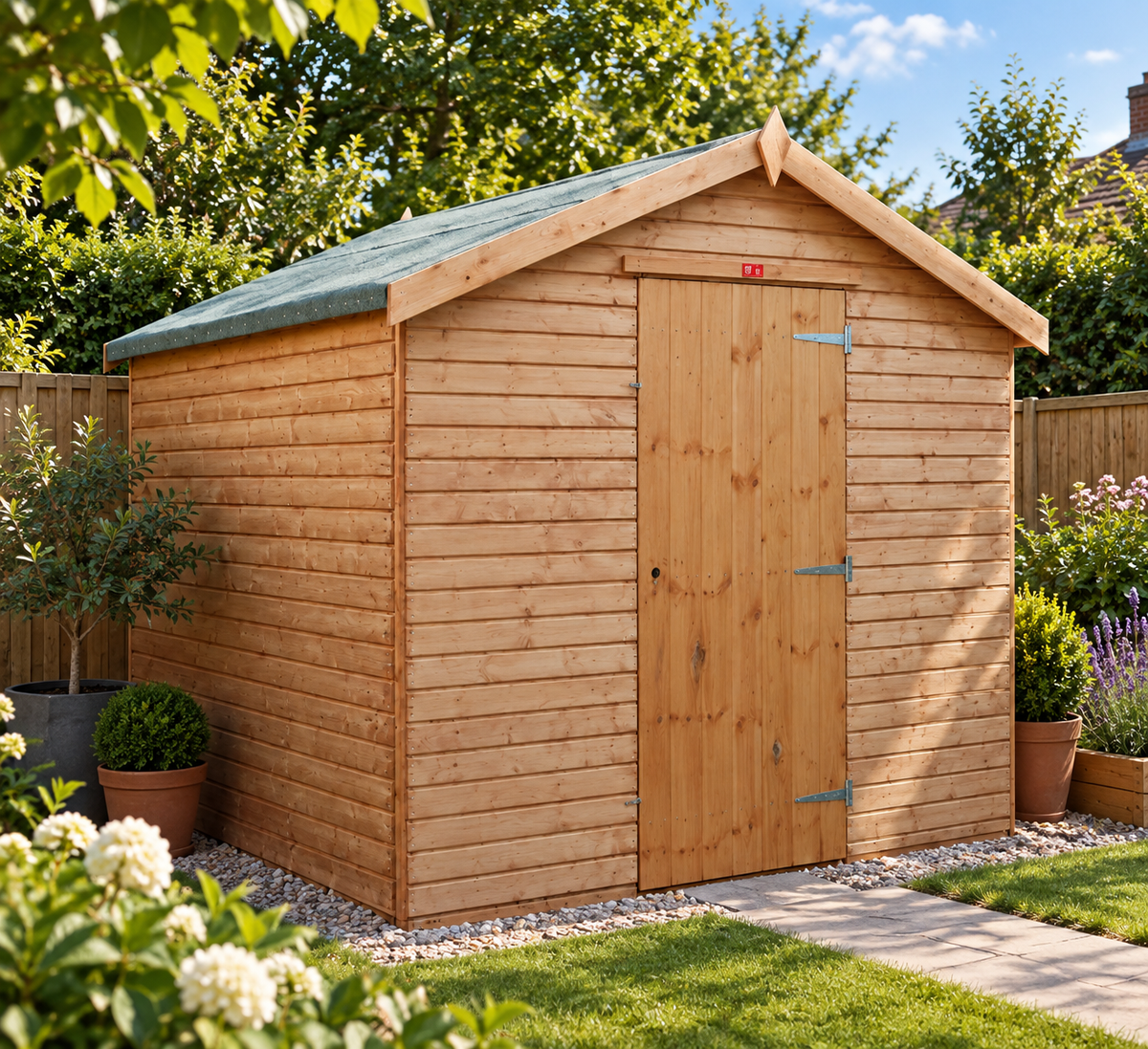 Euro Shed Single Door by The Cheshire Shed Man | Cheshire